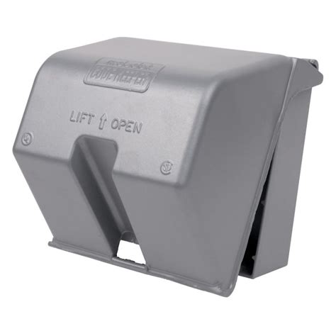 red dot 2-gang square metal weatherproof electrical box cover|red dot weatherproof boxes.